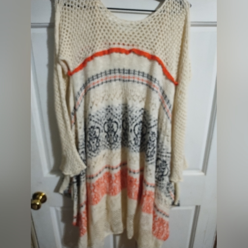 Anthropologie White and Red Maxi Dress - Picture 9 of 10